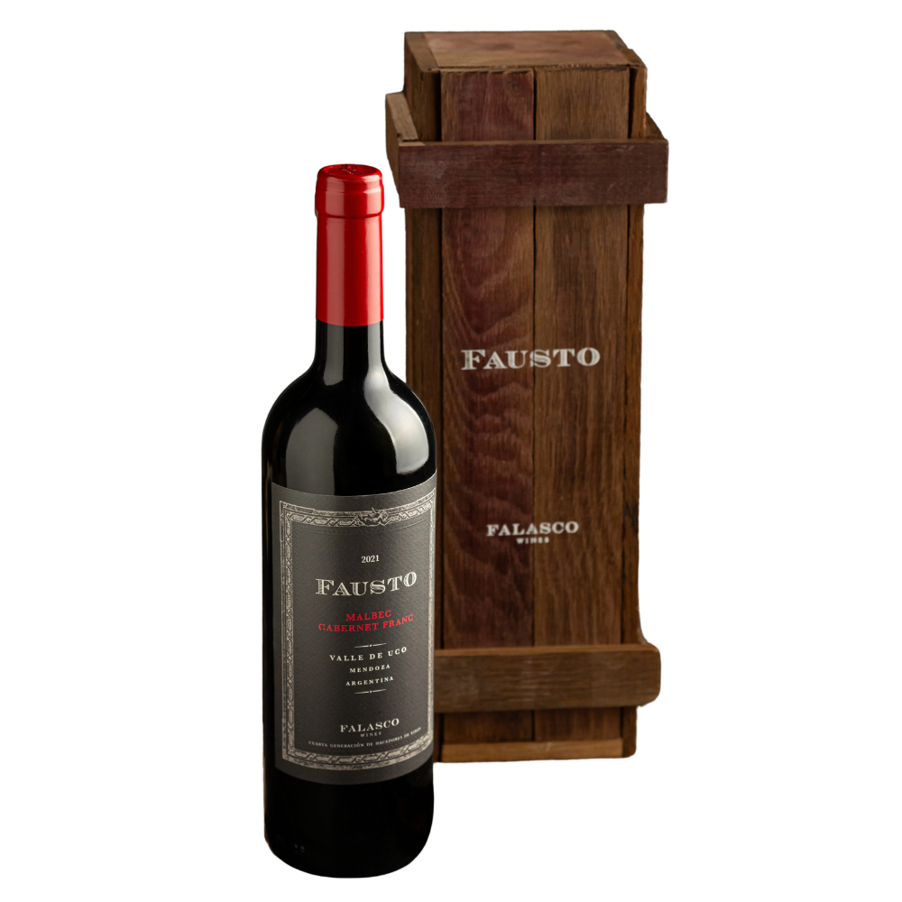 Fausto Malbec-Cabernet Franc en Estuche de Duelas