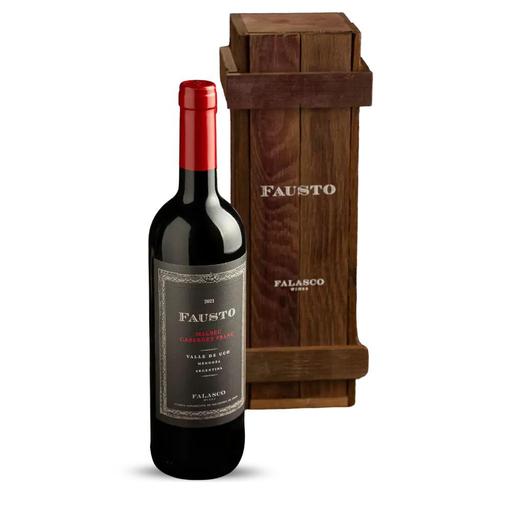 Fausto Malbec-Cabernet Franc en Estuche de Duelas