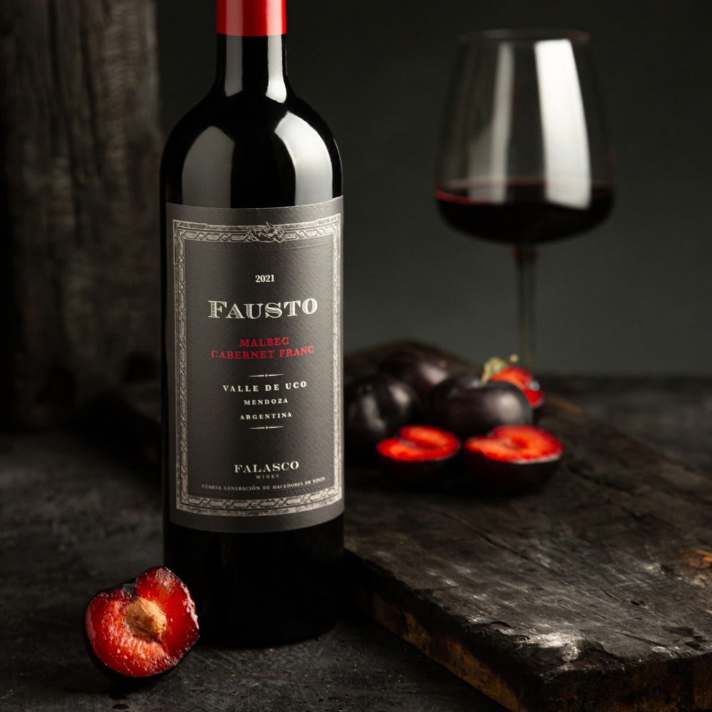 Fausto Malbec-Cabernet Franc en Estuche de Duelas