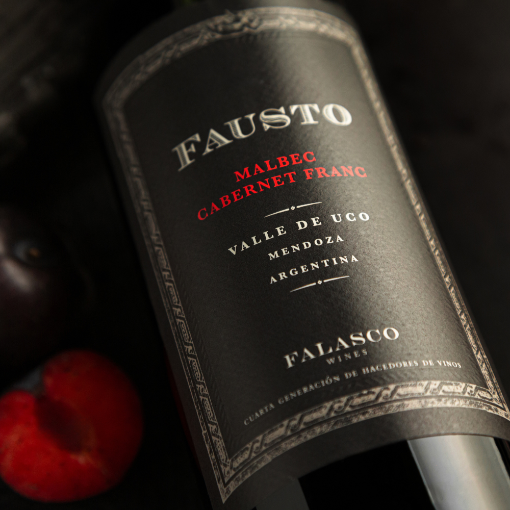 Fausto Malbec-Cabernet Franc en Estuche de Duelas