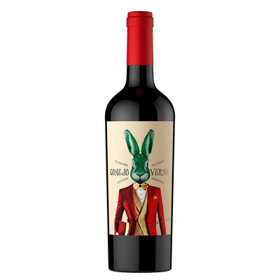 Conejo Verde Malbec – caja de vino tinto Malbec de Mendoza, Familia Falasco