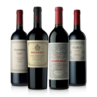 Experiencia Malbec Falasco Wines – caja degustación de Malbec del Valle de Uco