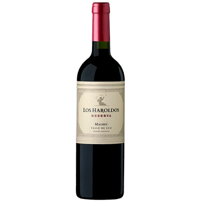 Los Haroldos Reserva Malbec – caja de vino tinto con crianza en roble